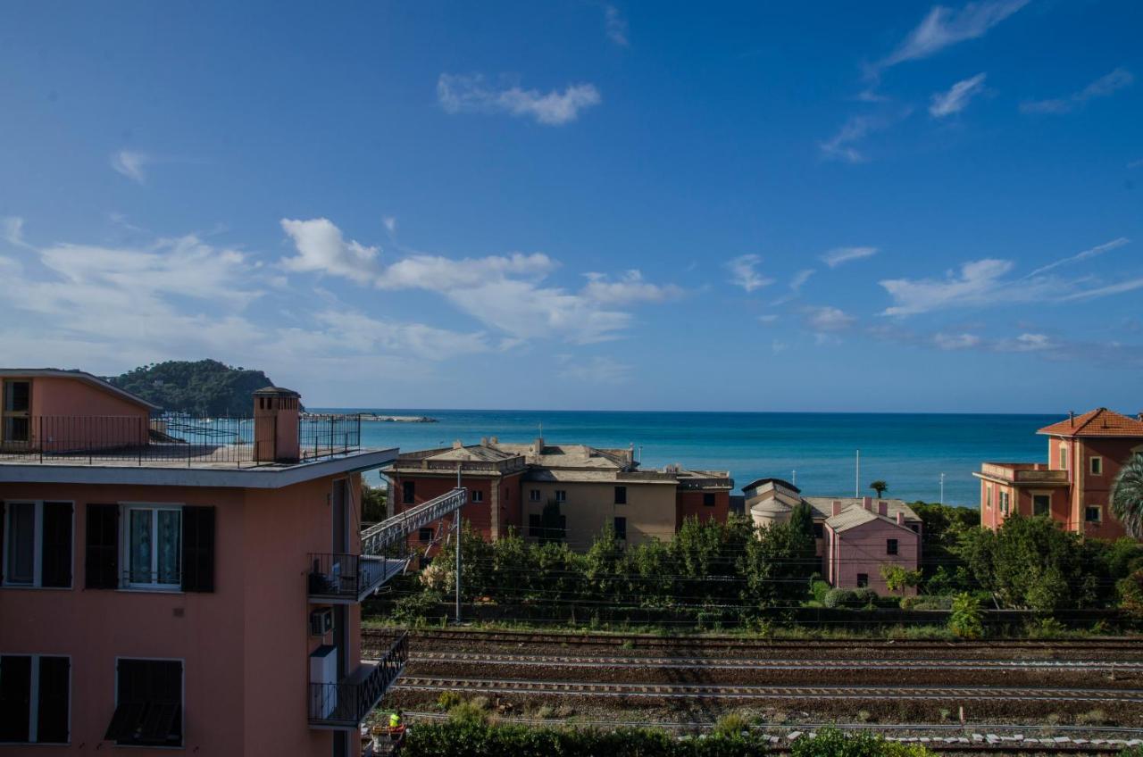 009 - Attico Sant'Anna Vista Mare 150M Dalla Spiaggia Con Terrazza Privata Daire Sestri Levante Dış mekan fotoğraf